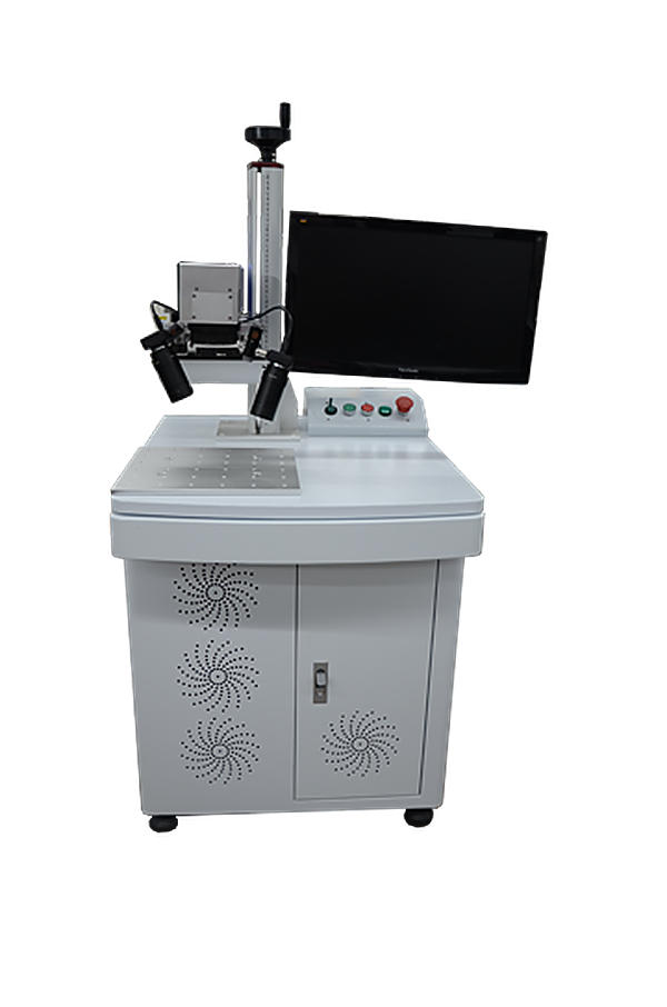 Double Vision CCD laser marking machine with Germany IPG MOPA